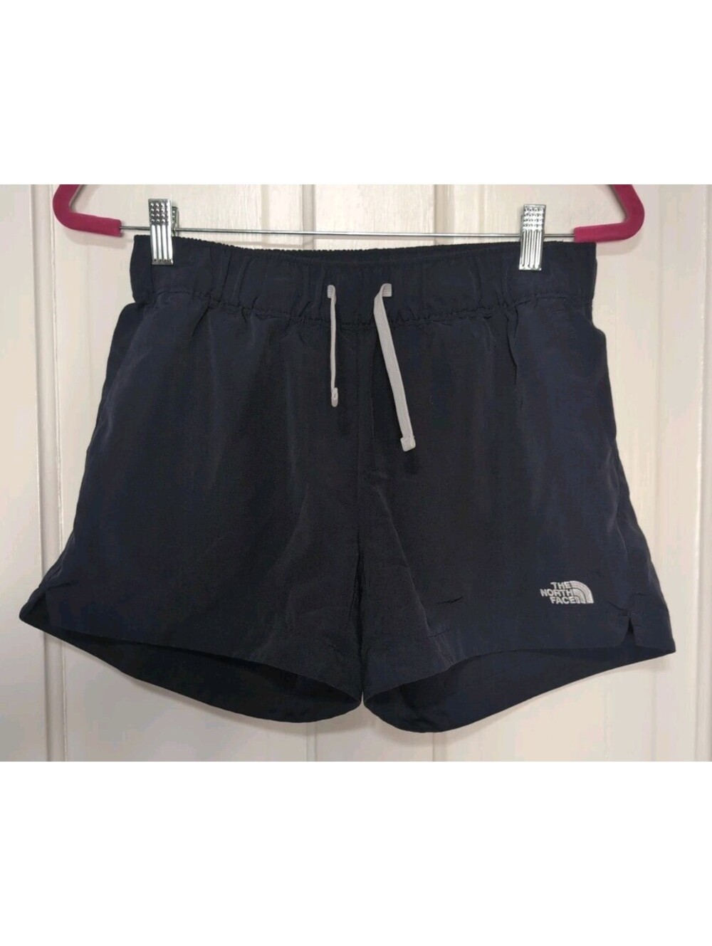 The North Face Black Pull On Shorts With Drawstring Women's S Hiking (1384)